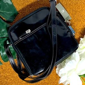 **SOLD** Genuine Leather Crossbody Satchel